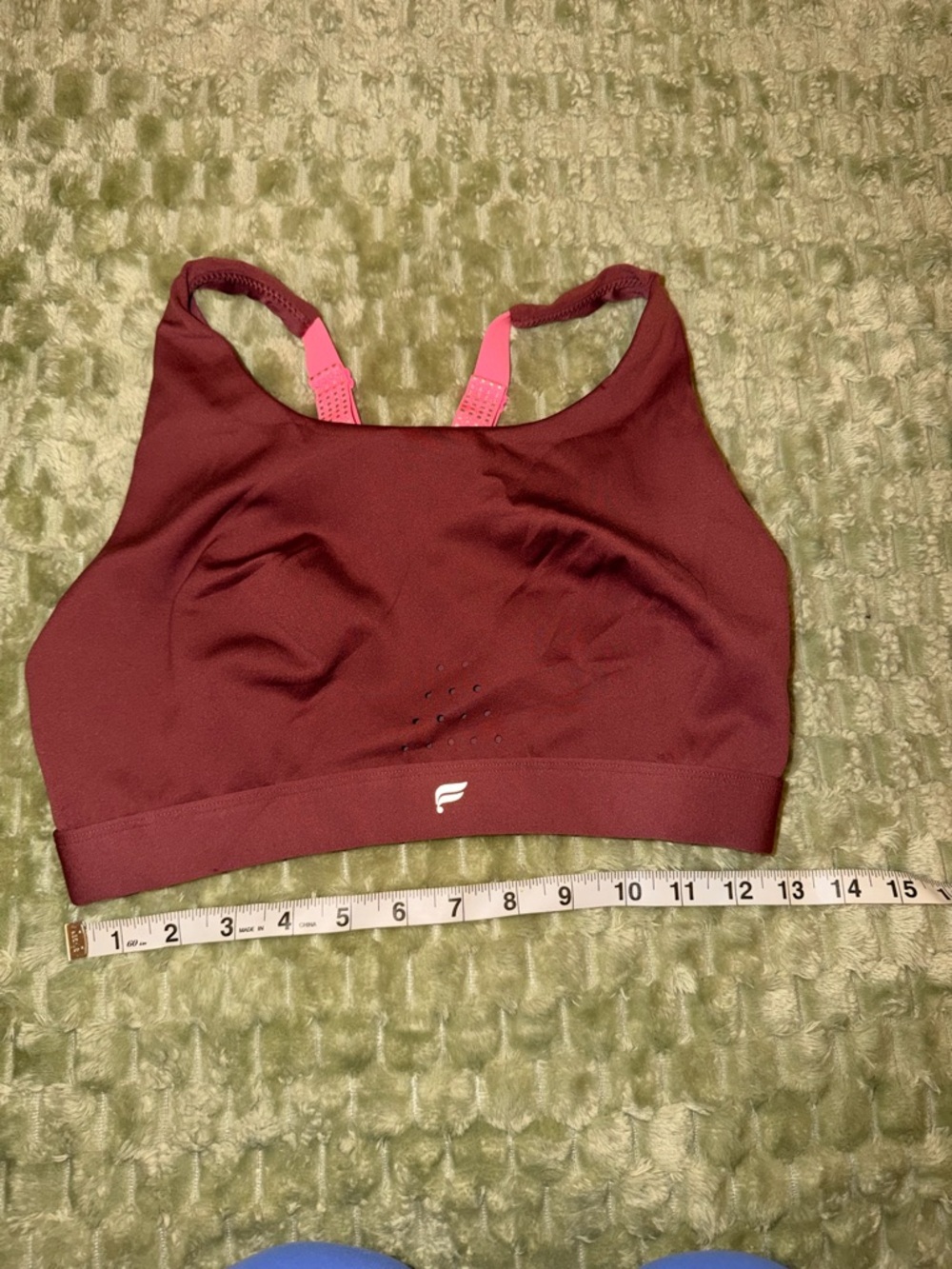 Fabletics medium Full-Sprint High Impact Sports Bra - Dusty Rose - Picture 2 of 7